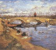 Vincent Van Gogh The Gleize Brideg over the Vigueirat Canal (nn04) USA oil painting artist